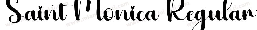 Saint Monica Regular字体转换